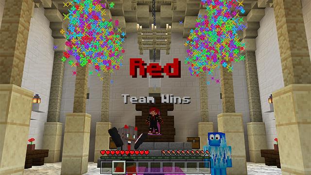 Screenshot of the Minecraft Bedrock Marketplace product Dragon Bed Wars created by MobBlocks.