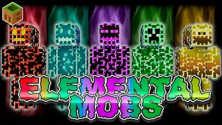 Thumbnail of the Minecraft Bedrock Marketplace product Elemental Mobs created by MobBlocks.
