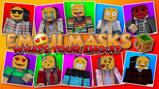 Thumbnail of the Minecraft Bedrock Marketplace product Emoji Masks created by MobBlocks.