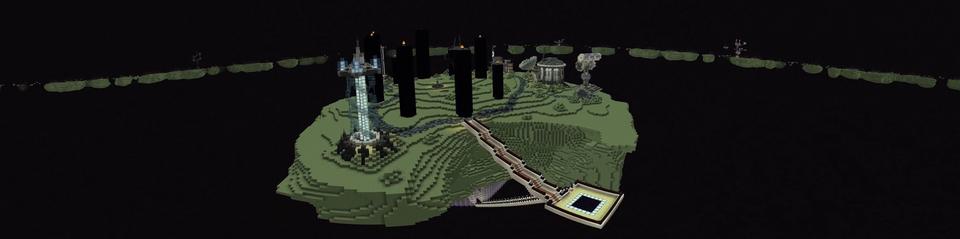 Panorama of the Minecraft Bedrock Marketplace product Ender Expansion created by MobBlocks.
