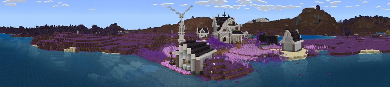 Panorama of the Minecraft Bedrock Marketplace product Ender Poison Challenge created by MobBlocks.