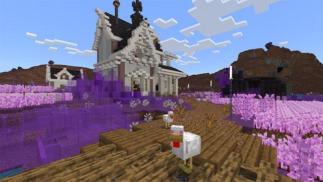 Screenshot of the Minecraft Bedrock Marketplace product Ender Poison Challenge created by MobBlocks.