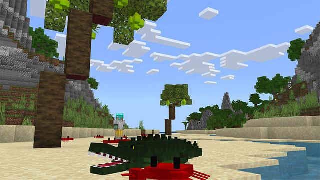 Screenshot of the Minecraft Bedrock Marketplace product Extreme Survival Island created by MobBlocks.