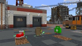 Screenshot of the Minecraft Bedrock Marketplace product Extreme Zombies created by MobBlocks.