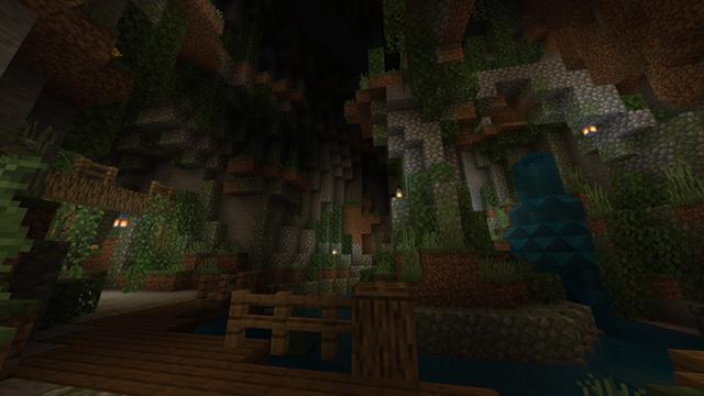 Screenshot of the Minecraft Bedrock Marketplace product Fishing Island created by MobBlocks.