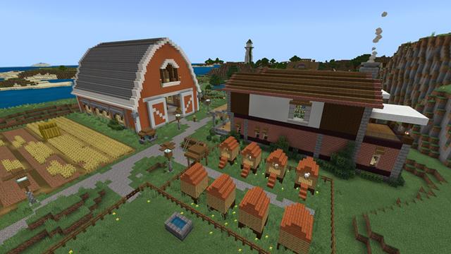 Screenshot of the Minecraft Bedrock Marketplace product Fishing Island created by MobBlocks.