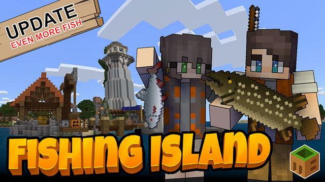 Thumbnail of the Minecraft Bedrock Marketplace product Fishing Island created by MobBlocks.