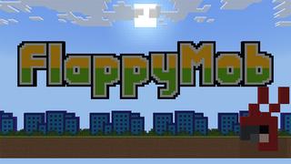 Screenshot of the Minecraft Bedrock Marketplace product Flappy Mob created by MobBlocks.