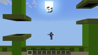 Screenshot of the Minecraft Bedrock Marketplace product Flappy Mob created by MobBlocks.