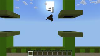 Screenshot of the Minecraft Bedrock Marketplace product Flappy Mob created by MobBlocks.