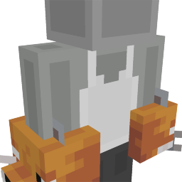 Thumbnail of the Minecraft Bedrock Marketplace product Fox Gloves created by MobBlocks.