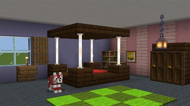 Screenshot of the Minecraft Bedrock Marketplace product Furniture + Add-On created by MobBlocks.