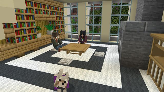 Screenshot of the Minecraft Bedrock Marketplace product FURNITURE SAKURA created by MobBlocks.