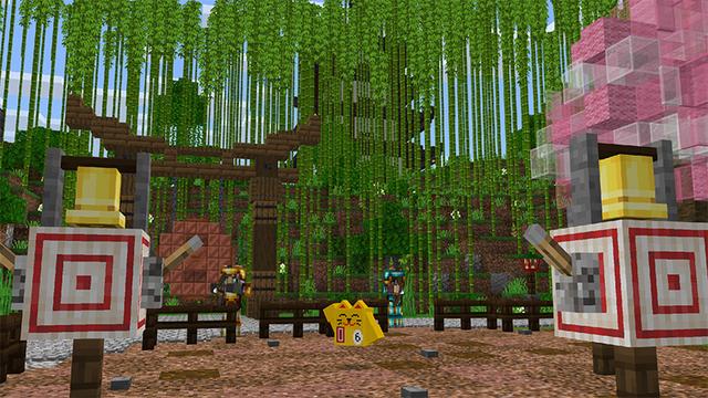 Screenshot of the Minecraft Bedrock Marketplace product FURNITURE SAKURA created by MobBlocks.