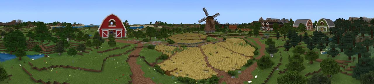 Panorama of the Minecraft Bedrock Marketplace product Ghost Mobs created by MobBlocks.