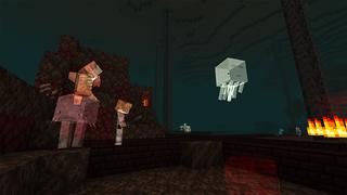 Screenshot of the Minecraft Bedrock Marketplace product Ghost Mobs created by MobBlocks.