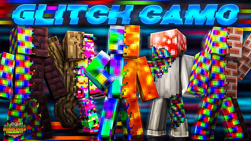 Glitch Camo by MobBlocks | CHUNK - Minecraft Bedrock Marketplace Explorer