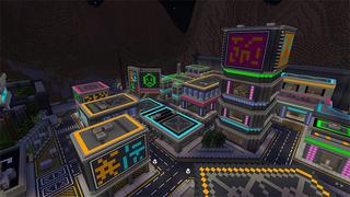 Screenshot of the Minecraft Bedrock Marketplace product Glitch Colony created by MobBlocks.
