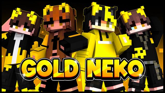 Thumbnail of the Minecraft Bedrock Marketplace product Gold Neko created by MobBlocks.