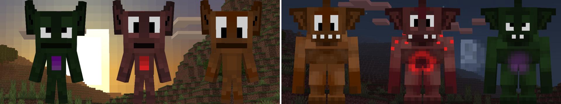 Panorama of the Minecraft Bedrock Marketplace product Gremlins New Curse created by MobBlocks.