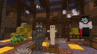 Screenshot of the Minecraft Bedrock Marketplace product Halloween Lucky Block created by MobBlocks.