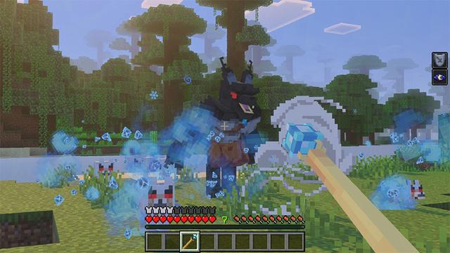 Screenshot of the Minecraft Bedrock Marketplace product Halloween Add-On created by MobBlocks.