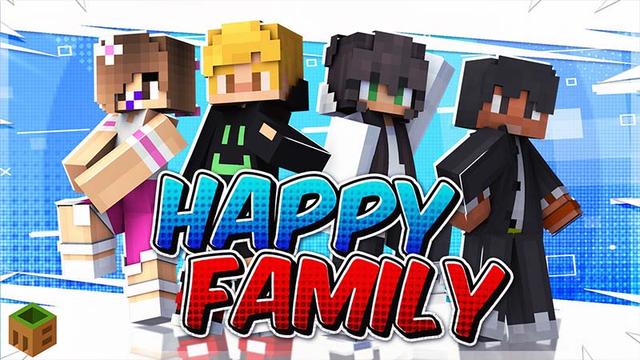 Thumbnail of the Minecraft Bedrock Marketplace product Happy Family created by MobBlocks.