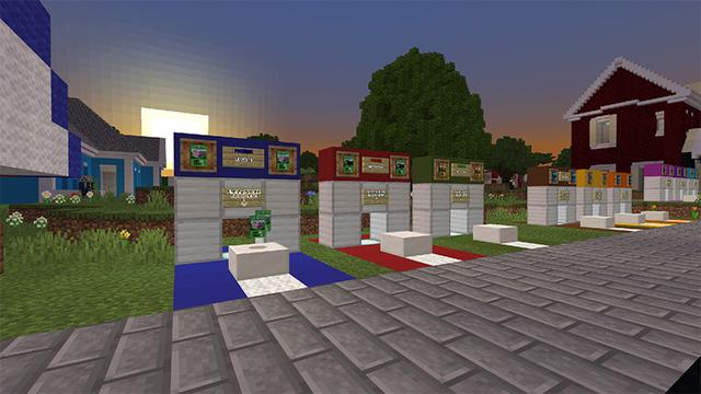 Screenshot of the Minecraft Bedrock Marketplace product High School Tycoon created by MobBlocks.