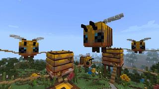 Screenshot of the Minecraft Bedrock Marketplace product How to Live Inside a Bee? created by MobBlocks.