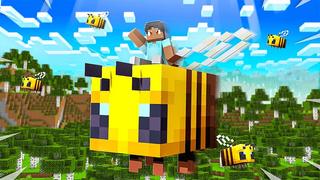 Thumbnail of the Minecraft Bedrock Marketplace product How to Live Inside a Bee? created by MobBlocks.