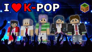 Thumbnail of the Minecraft Bedrock Marketplace product I Love K-Pop created by MobBlocks.