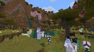 Screenshot of the Minecraft Bedrock Marketplace product Lovely Unicorns created by MobBlocks.