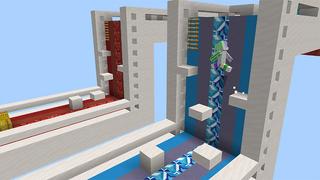 Screenshot of the Minecraft Bedrock Marketplace product Lucky Block Race created by MobBlocks.