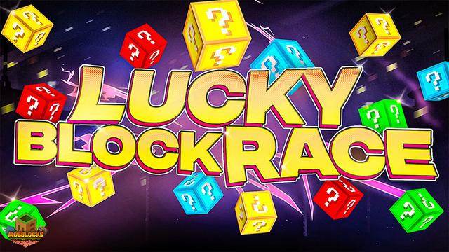 Thumbnail of the Minecraft Bedrock Marketplace product Lucky Block Race created by MobBlocks.