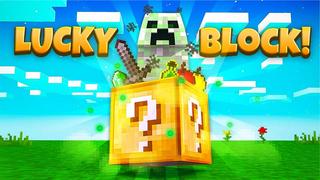 Thumbnail of the Minecraft Bedrock Marketplace product Lucky Block! created by MobBlocks.