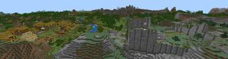 Panorama of the Minecraft Bedrock Marketplace product Lucky Mob Effects created by MobBlocks.