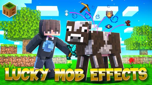 Thumbnail of the Minecraft Bedrock Marketplace product Lucky Mob Effects created by MobBlocks.