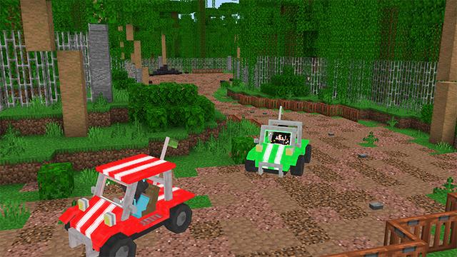 Screenshot of the Minecraft Bedrock Marketplace product Luxury Summer created by MobBlocks.