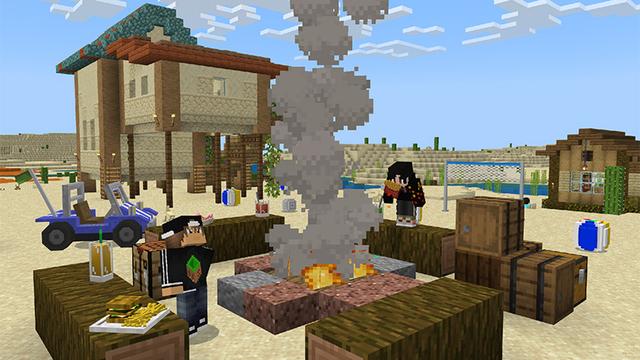 Screenshot of the Minecraft Bedrock Marketplace product Luxury Summer created by MobBlocks.