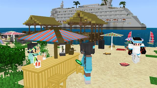 Screenshot of the Minecraft Bedrock Marketplace product Luxury Summer created by MobBlocks.
