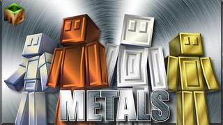 Thumbnail of the Minecraft Bedrock Marketplace product Metals created by MobBlocks.