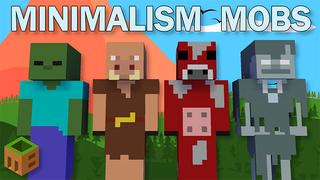 Thumbnail of the Minecraft Bedrock Marketplace product Minimalism Mobs created by MobBlocks.