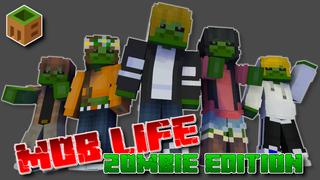 Thumbnail of the Minecraft Bedrock Marketplace product Mob Life Zombie Edition created by MobBlocks.