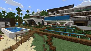 Screenshot of the Minecraft Bedrock Marketplace product Modern House Island created by MobBlocks.