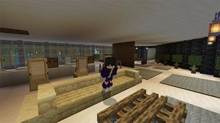 Screenshot of the Minecraft Bedrock Marketplace product Modern House Island created by MobBlocks.