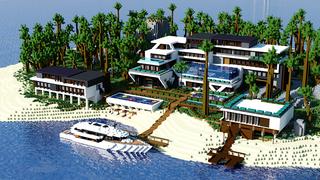 Thumbnail of the Minecraft Bedrock Marketplace product Modern House Island created by MobBlocks.