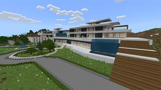 Screenshot of the Minecraft Bedrock Marketplace product Modern Mansion created by MobBlocks.