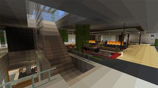 Screenshot of the Minecraft Bedrock Marketplace product Modern Mansion created by MobBlocks.