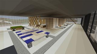 Screenshot of the Minecraft Bedrock Marketplace product Modern Mansion created by MobBlocks.