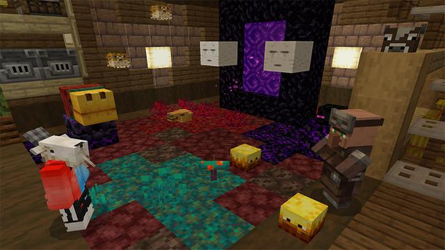 Screenshot of the Minecraft Bedrock Marketplace product More Mob Heads created by MobBlocks.